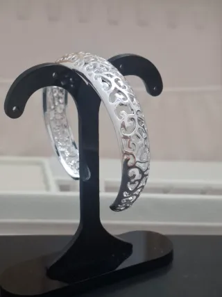 Pulsera calada Plata 925 Ajustable