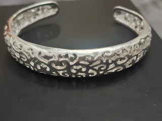 Pulsera calada Plata 925 Ajustable