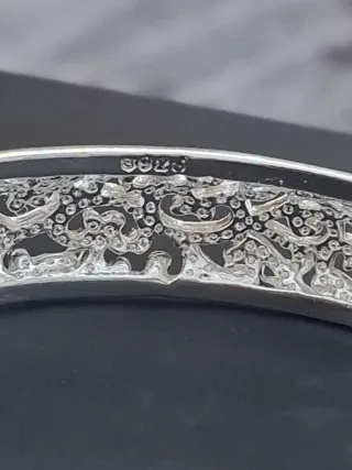 Pulsera calada Plata 925 Ajustable