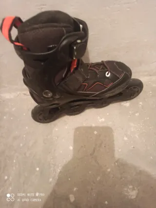 Patines en línea infantiles negros