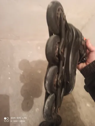 Patines en línea infantiles negros