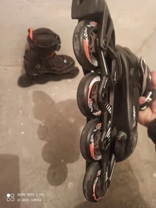 Patines en línea infantiles negros