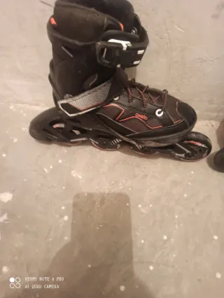 Patines en línea infantiles negros