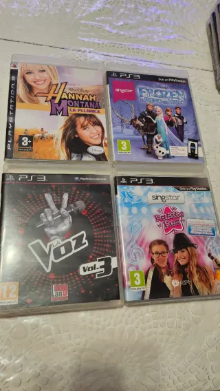 Pacchetto 4 Giochi Karaoke PS3