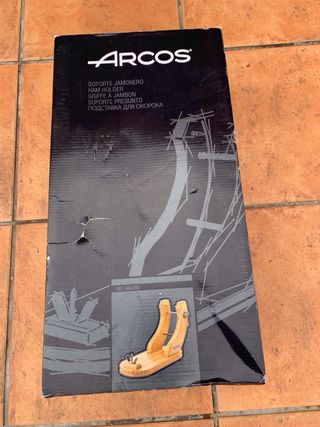 Jamonero Arcos de Bambú y Metal