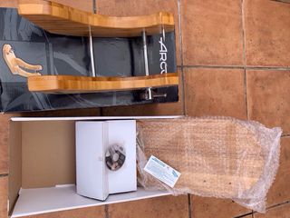 Jamonero Arcos de Bambú y Metal