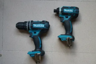 Makita Kit Taladro, Atornillador y Baterías 18V
