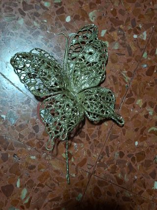 Adorno Mariposa Dorado