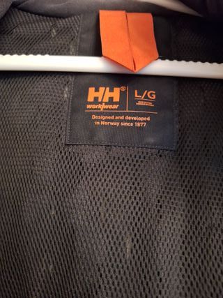 chupa parka de trabajo helly hansen work wear L