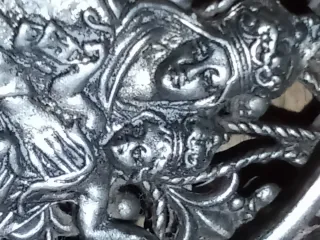 Medalla Virgen Plata Antigua