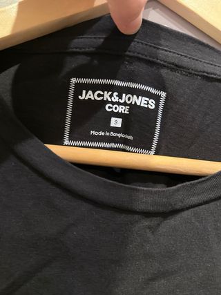 Camiseta Jack & Jones Negra Talla S