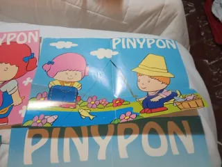 Carpeta, fascículos 1 al 5 , y 3 poster Pin y Pon