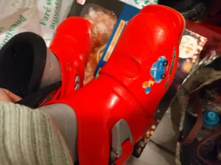 Stivali da sci rossi per bambini