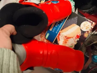 Stivali da sci rossi per bambini