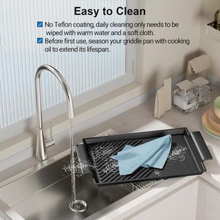 Placa de cocción 38x21 con asas