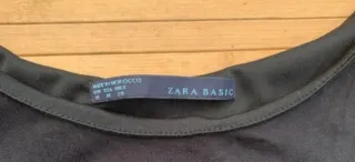 Vestido Zara tirantes volantes T. M