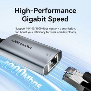 Adaptador USB-C Vention Gigabit Ethernet 1000Mbps