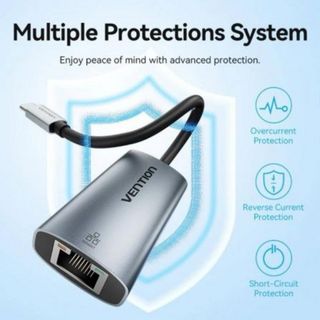 Adaptador USB-C Vention Gigabit Ethernet 1000Mbps