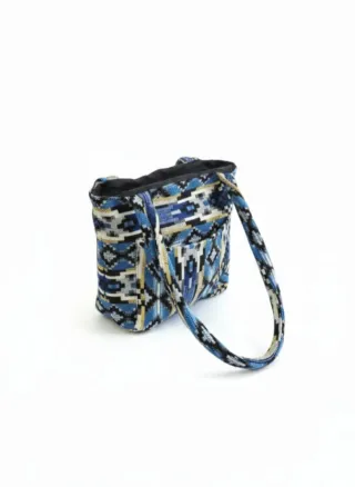 Bolso tejido artesanal multicolor