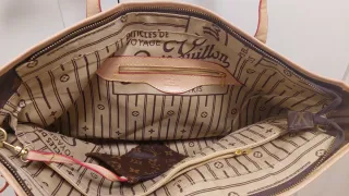 Borsa Louis Vuitton Beige e Marrone