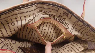 Borsa Louis Vuitton Beige e Marrone