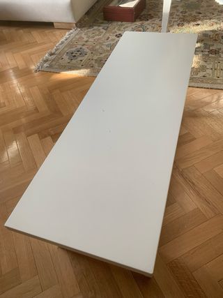 Banco bajo blanco Ikea