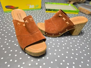 Sandalias Creek's Cuña Marrón Talla 38