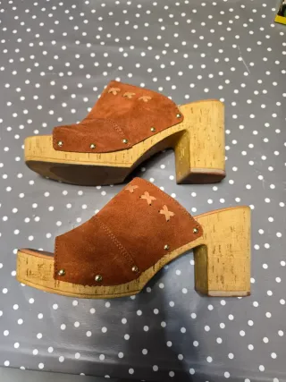 Sandalias Creek's Cuña Marrón Talla 38