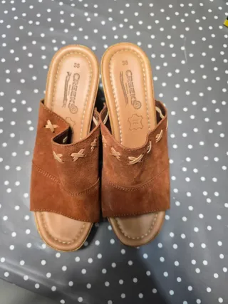 Sandalias Creek's Cuña Marrón Talla 38