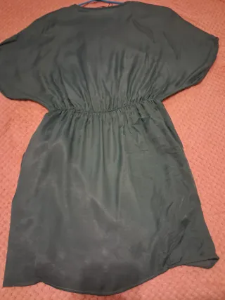 Vestito Zara T S Verde Bottiglia