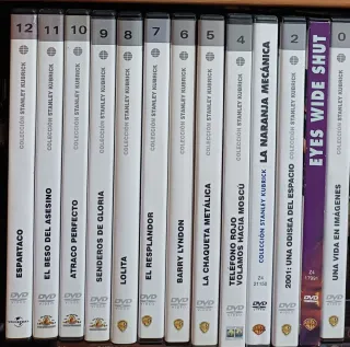 FILMOGRAFÍA STANLEY KUBRICK. 13 DVD.