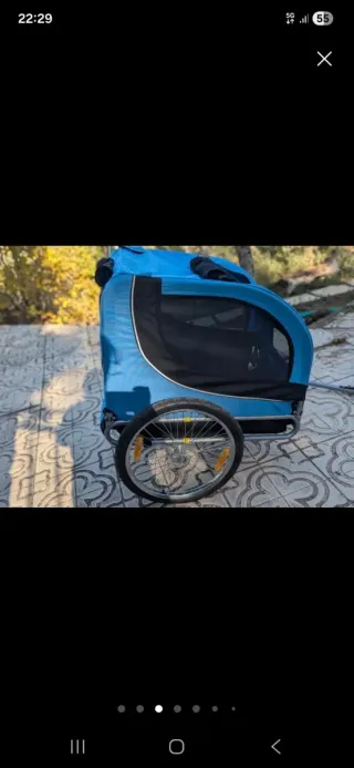 Remolque para perro