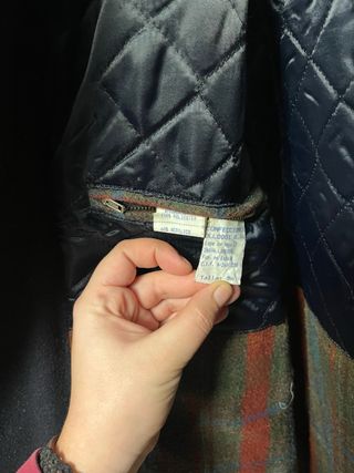 Abrigo paño clásico hombre talla 56