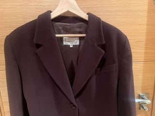 Giacchetta Lasserre Donna Taglia 46 Marrone cioccolato