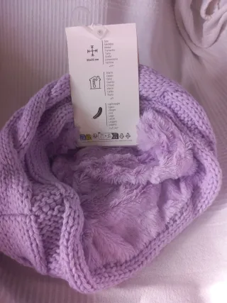 Bufanda braga ALE-HOP lila