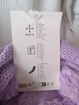 Bufanda braga ALE-HOP lila