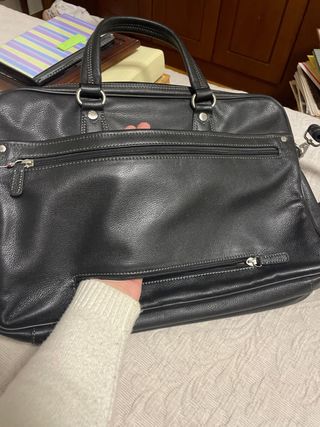 Maletín Hexagona Paris Negro Piel