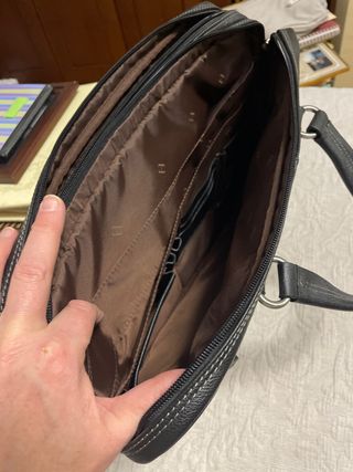 Maletín Hexagona Paris Negro Piel