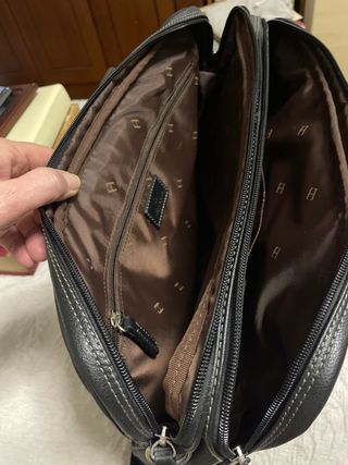 Maletín Hexagona Paris Negro Piel