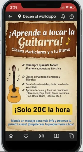 Clases de guitarra