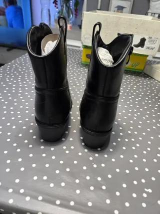 Stivali da cowboy neri taglia 38