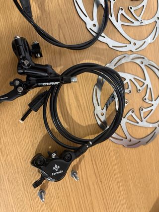 Travões Formula Cura Novos c/ Discos