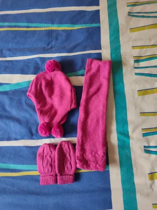 Conjunto invierno niña rosa