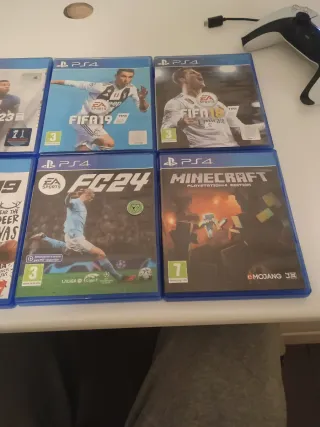 Lote Juegos PS4: FIFA 16, 20, 22 y FC 25