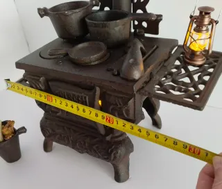 Antigua Cocina Hierro Fundido 1:6