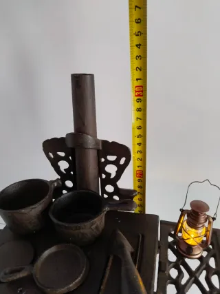 Antigua Cocina Hierro Fundido 1:6