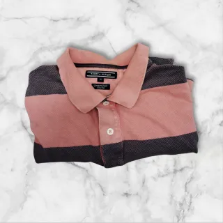 Polo Tommy Hilfiger Rayas Talla M