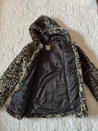 Casaco Bershka Leopard Print
