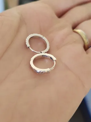 Aros de Plata y Estrellas