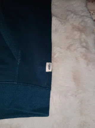 Sudadera Vans con capucha azul